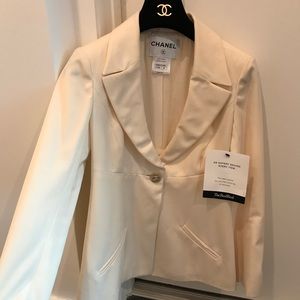 Chanel cream blazer